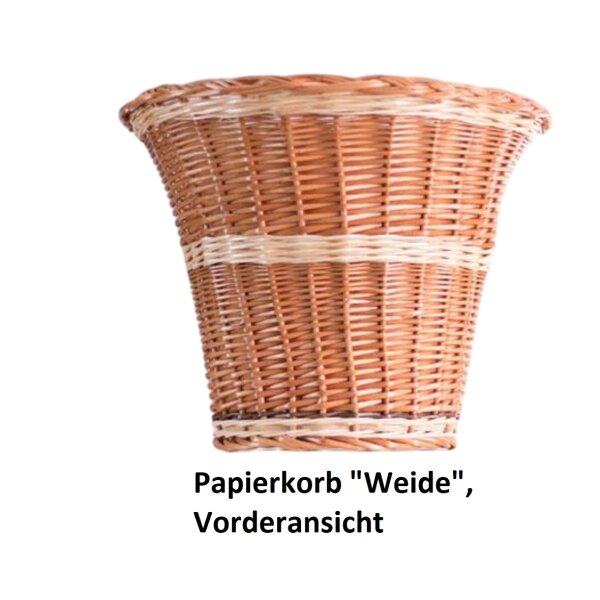 Papierkorb "Weide"
