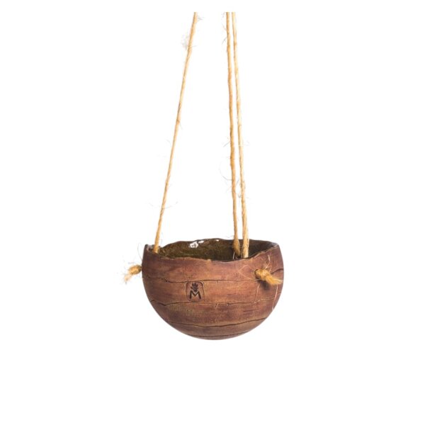 Übertopf "Pflanzkugel" Ampel Welle (13,50 cm)