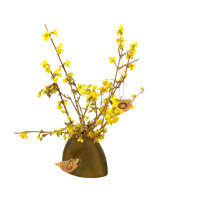 Vase "Bischofsmütze" grün