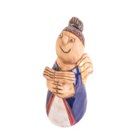 Engel "Ilona" mit Buch blau