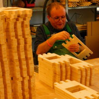 Vogelhaus Bausatz (groß), Biberschwanz