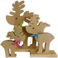 Elch " Rudi" 30 cm  Natur