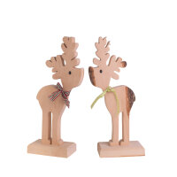 Elch " Rudi" 30 cm  Natur
