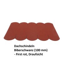 Dachschindeln Biberschwanz (100 mm) - First