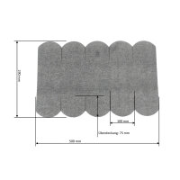 Dachschindeln Biberschwanz (100 mm) - First