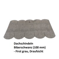 Dachschindeln Biberschwanz (100 mm) - First