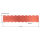 1 Streifen Dachschindeln Biberschwanz (50 mm) - First rot
