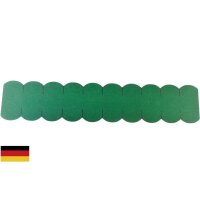1 Streifen Dachschindeln Biberschwanz (50 mm) - First grün