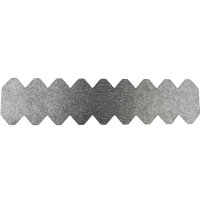 1 Streifen Dachschindeln Schiefer  (55 mm) - First grau