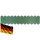 1 Streifen Dachschindeln Rund (41 mm) - First grün