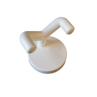 10 Stück Wandhaken, 2-fach weiß