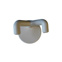 10 Stück Wandhaken, 2-fach weiß