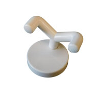 10 Stück Wandhaken, 2-fach weiß