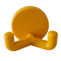 1 Stück Wandhaken, 2-fach gelb