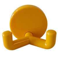 10 Stück Wandhaken, 2-fach gelb