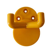 25 Stück Wandhaken, 2-fach gelb