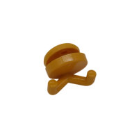 50 Stück Wandhaken, 2-fach gelb