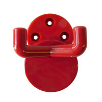 5 Stück Wandhaken, 2-fach rot