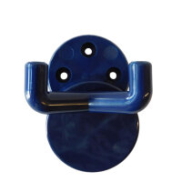 5 Stück Wandhaken, 2-fach blau