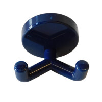 5 Stück Wandhaken, 2-fach blau