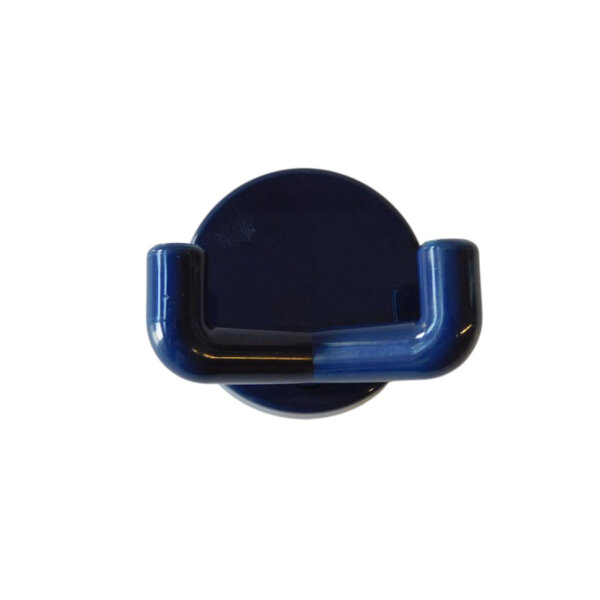 10 Stück Wandhaken, 2-fach blau