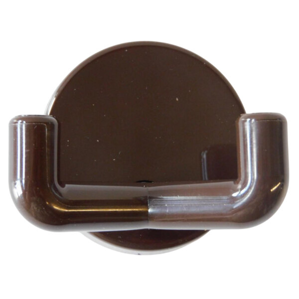 25 Stück Wandhaken, 2-fach braun