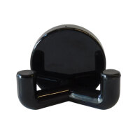 1 Stück Wandhaken, 2-fach schwarz