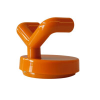 1 Stück Wandhaken, 2-fach orange