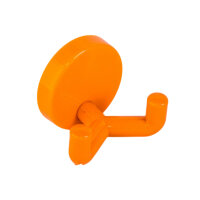 10 Stück Wandhaken, 2-fach orange
