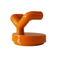 10 Stück Wandhaken, 2-fach orange