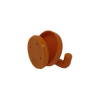 10 Stück Wandhaken, 2-fach orange