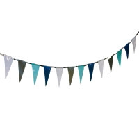 10 Meter Wimpelkette "Marine" mini
