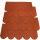 1 Set Dachschindeln Biberschwanz (100 mm) rot