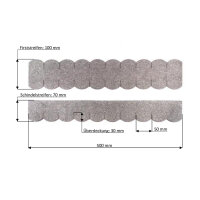 SET Dachschindeln Biberschwanz (50mm)