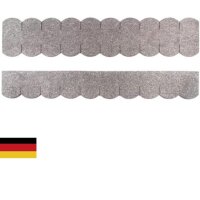 1 Set Dachschindeln Biberschwanz (50mm) grau