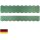 2 Sets Dachschindeln Biberschwanz (50mm) grün
