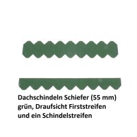 SET Dachschindeln Schiefer (55 mm)