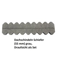 SET Dachschindeln Schiefer (55 mm)