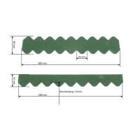 1 Set Dachschindeln Schiefer (55 mm) grün