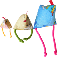 Verrücktes Dekohuhn, hängend