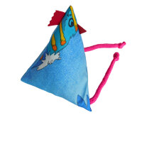 1 Stück Verrücktes Dekohuhn, hängend...