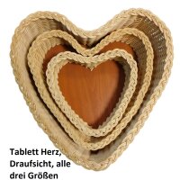 Tablett Herz