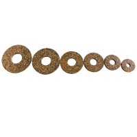 50 Stück Gummikork M8 25 mm x 9 mm x 2 mm