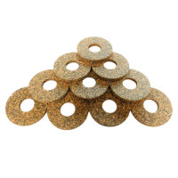 50 Stück Gummikork M12 35 mm x 14 mm x 3 mm