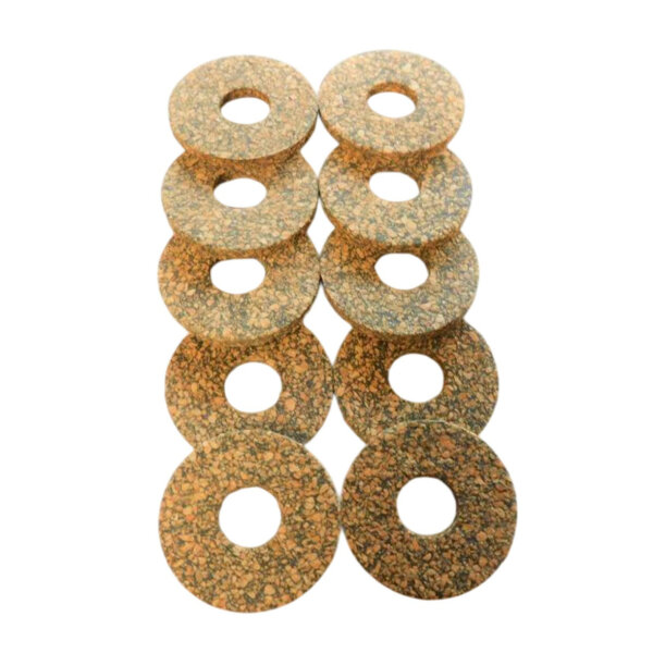 10 Stück Gummikork M10 30 mm x 10 mm x 4 mm