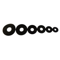 10 Stück NBR M8 25 mm x 9 mm x 4 mm