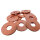10 Stück Silikon M10 30 mm x 10 mm x 2 mm