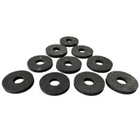 10 Stück Moosgummi M6 20 mm x 7 mm x 3 mm