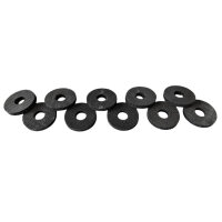 10 Stück Moosgummi M6 20 mm x 7 mm x 3 mm