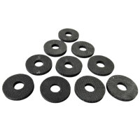 10 Stück Moosgummi M6 20 mm x 7 mm x 3 mm